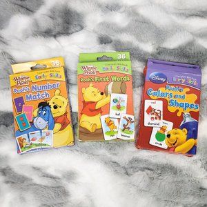 Disney Winnie The Pooh I Can Learn With Pooh Early Skills Cards 3 Pack New/ Used